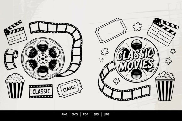 A Designer's Review of the Classic Movies SVG Bundle