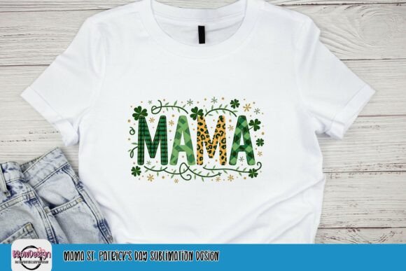 A Mama Graphic for St. Patrick's Day Product Mockups