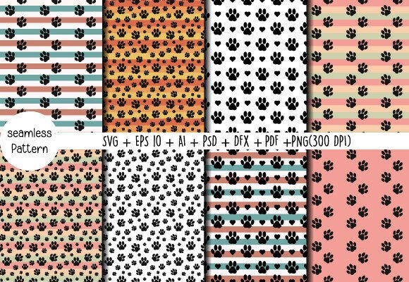 A Paw Print SVG Bundle for Content Graphics