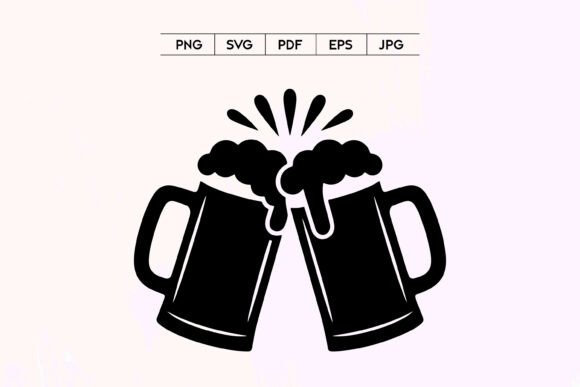 An Embroidery Designer’s Take on the Cheers Beer Mug Icon