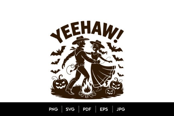 Evaluating the Yeehaw Halloween Cowboy Graphic for Brand Projects