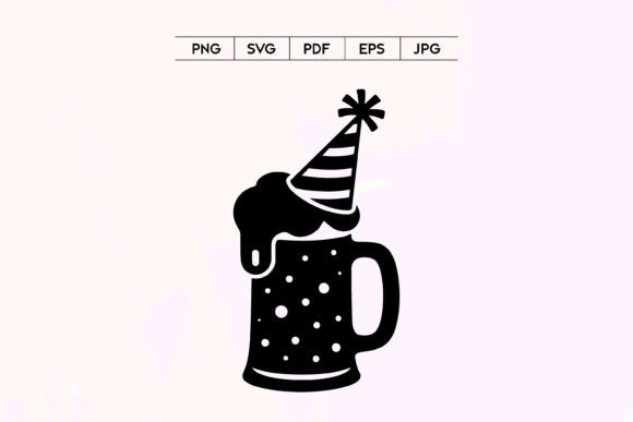 Party Beer Mug Icon: A Graphics Asset for Festive Illustrations