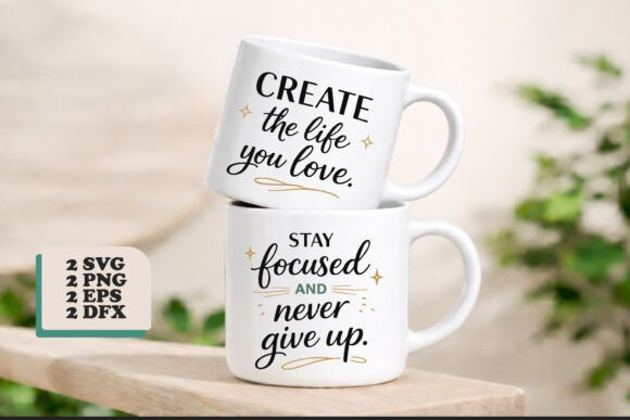 Positive Life Quotes Graphic for Branding & Packaging