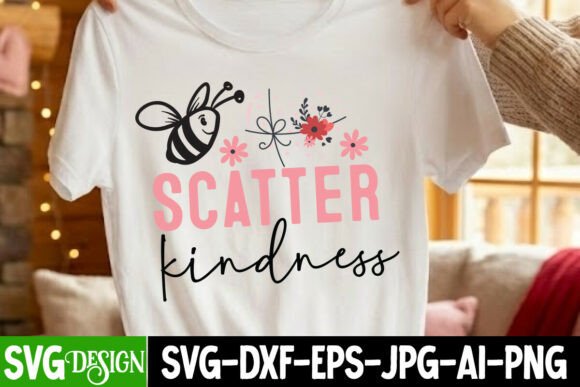 Scatter Kindness: A Sarcastic SVG Asset for Graphics & T-Shirt Designs