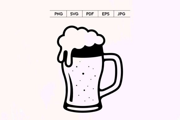 The Beer Mug Foam Icon: A Refreshing Graphics Asset